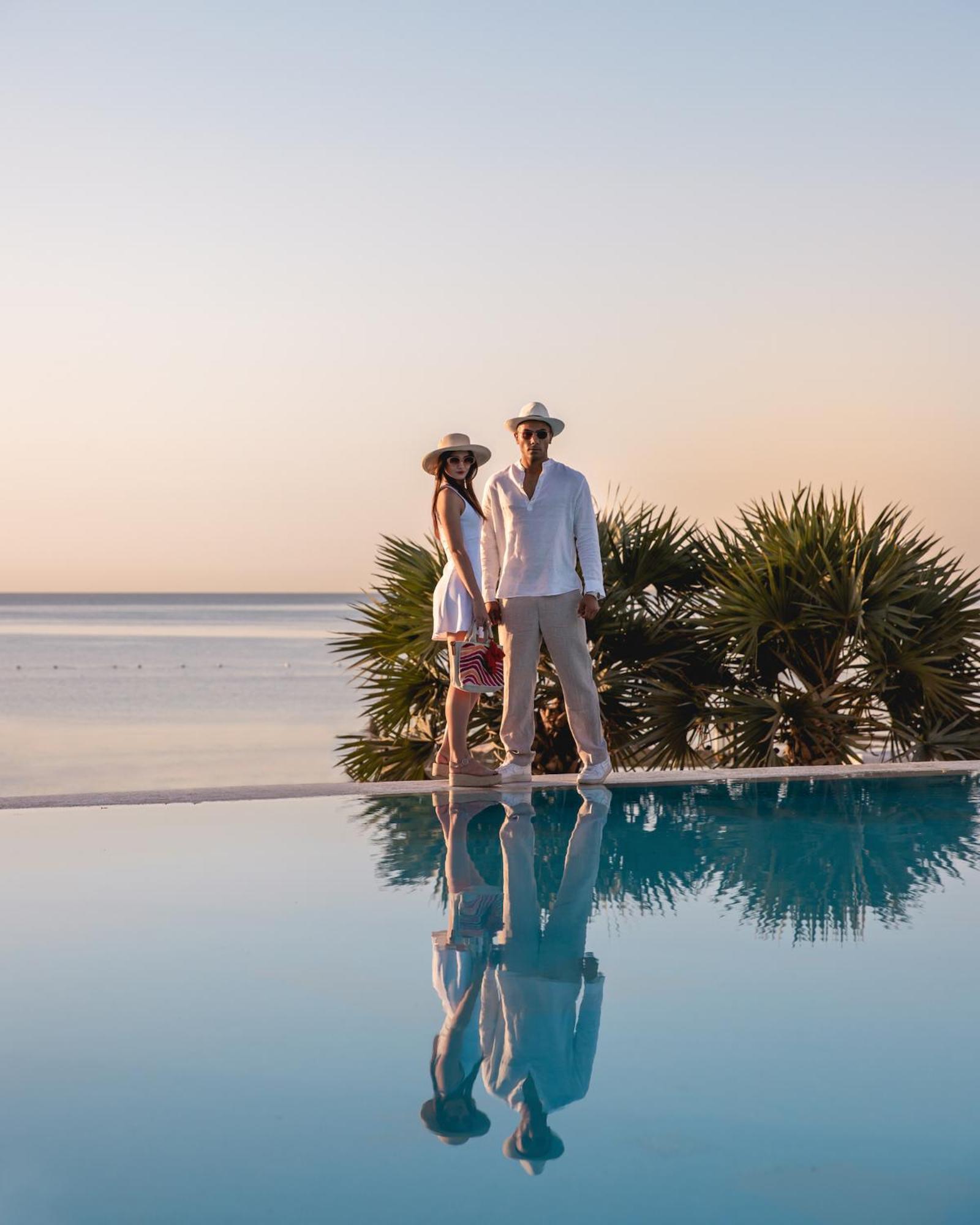 The Makadi Spa Hotel - Couples Only 18 Years Plus Hurghada Exteriör bild The resort's infinity pool