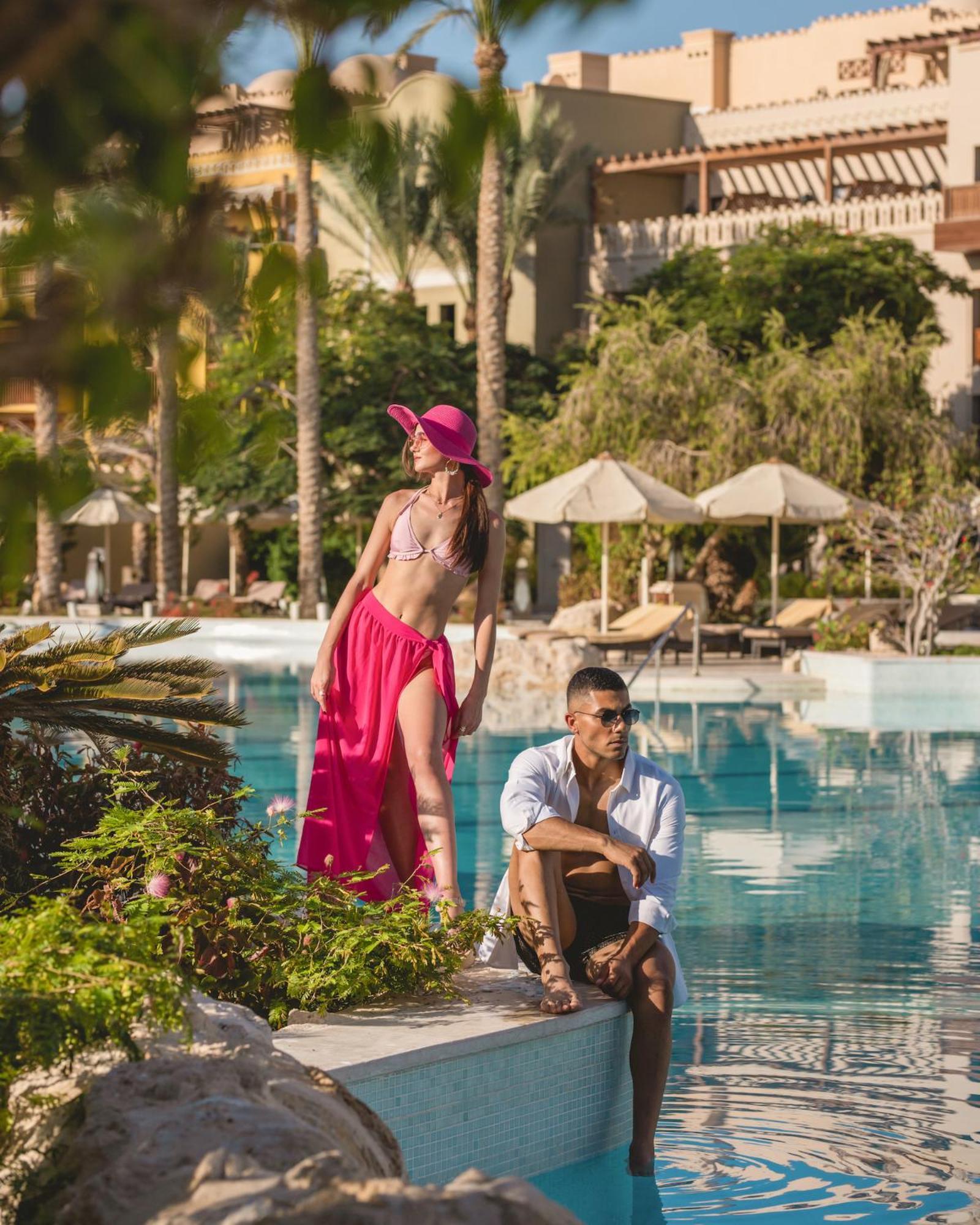 The Makadi Spa Hotel - Couples Only 18 Years Plus Hurghada Exteriör bild The resort's pool